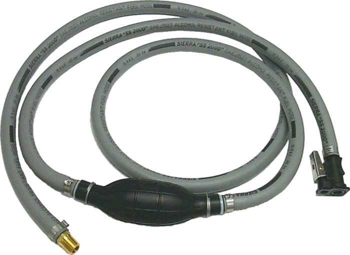 Merc., Silverado 4000, 3/8", 8' 18-8024EP-2 - Sierra Marine Fuel Hose and Primer Bulbs - MarineEngine.com