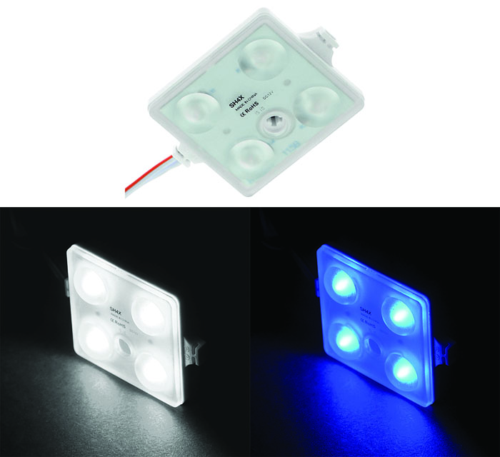 Single 4 Led Square Module White LED-34185-DP - T-H Marine Supplies Cabin Lights - MarineEngine.com