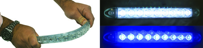 Flexible Led Bar - 9Led White LED-39685-DP - T-H Marine Supplies Cabin Lights - MarineEngine.com