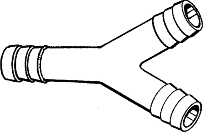 Y-Fitting for 3/4" I.D. Hose Y-750-DP - T-H Marine Supplies Through Hull - MarineEngine.com