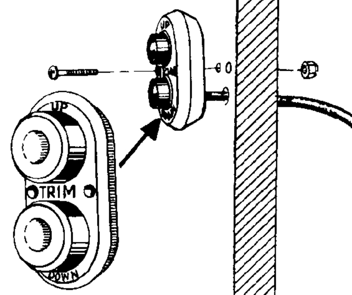 Switch, Transom Mnt, Tilt TTC-1-DP - T-H Marine Supplies Jack Plates and Transom Wedges - MarineEngine.com