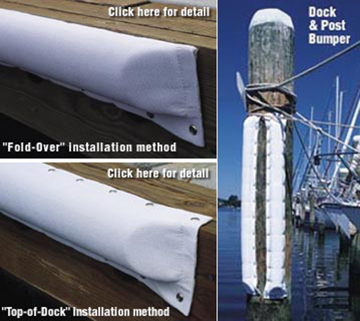 4-1/2"W x 1-3/4"D x 3', Medium DB3.30 - Taylor Made Products Dock Edging - MarineEngine.com