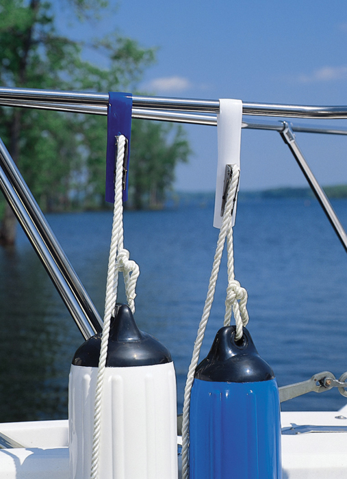 Fender Adjuster, White, Standard Rail Size 1015 - Taylor Made Products Fender Covers and Holders - MarineEngine.com