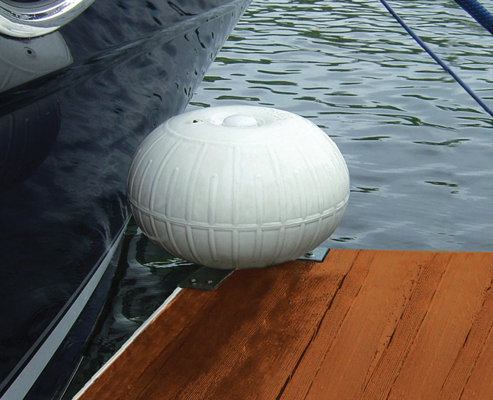 Dock Wheel, 18", Corner Mount 1081 - Taylor Made Products Dock Edging - MarineEngine.com