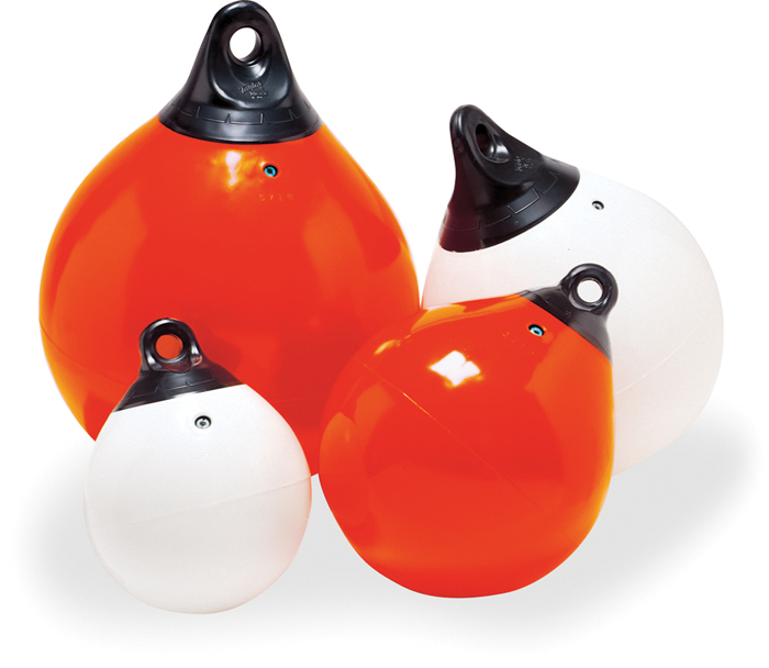 Buoy, 21", 180lb. Buoyancy, Orange 61152 - Taylor Made Products Buoys - MarineEngine.com