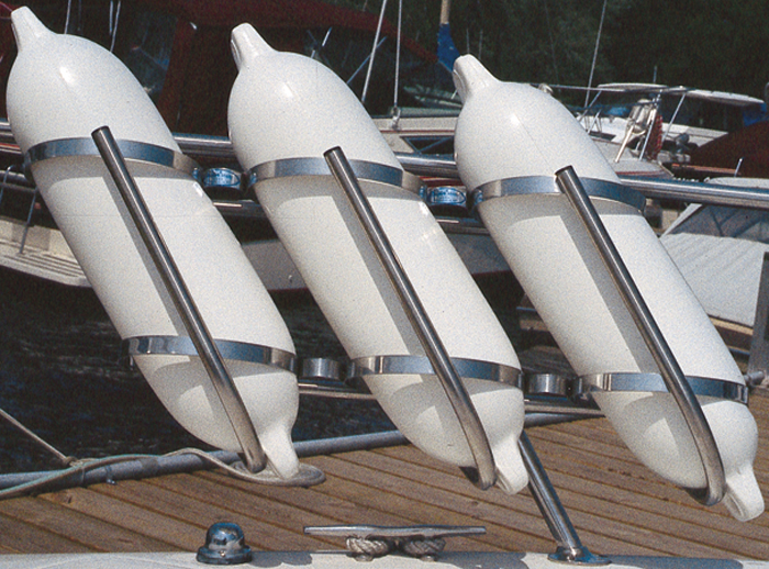S.S. 2-Fender Rack, 7"-9" Diameter Fender 2009 - Taylor Made Products Fender Covers and Holders - MarineEngine.com