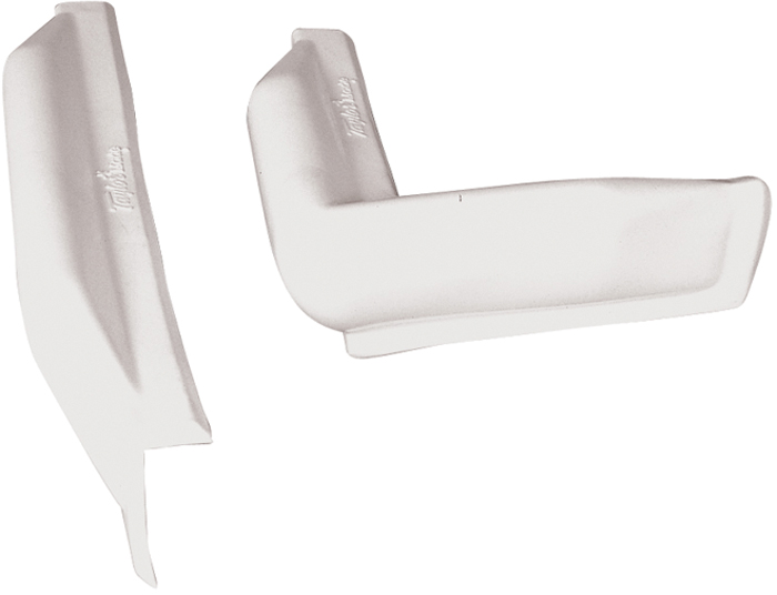 Corner Mount, 10" x 10", White 46081 - Taylor Made Products Dock Edging - MarineEngine.com