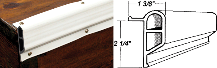 Edge Guard, 2.25" X 25' Coil, White 46097 - Taylor Made Products Dock Edging - MarineEngine.com