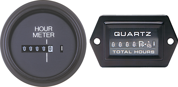 Hourmeter, Rectangular 56967P - SeaStar Solutions Teleflex Marine Gauges and Compasses - MarineEngine.com