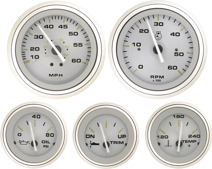 Tachometer, 6K, O/B & 4 Cycle Gas, 3" 67107P - SeaStar Solutions Teleflex Marine Gauges and Compasses - MarineEngine.com