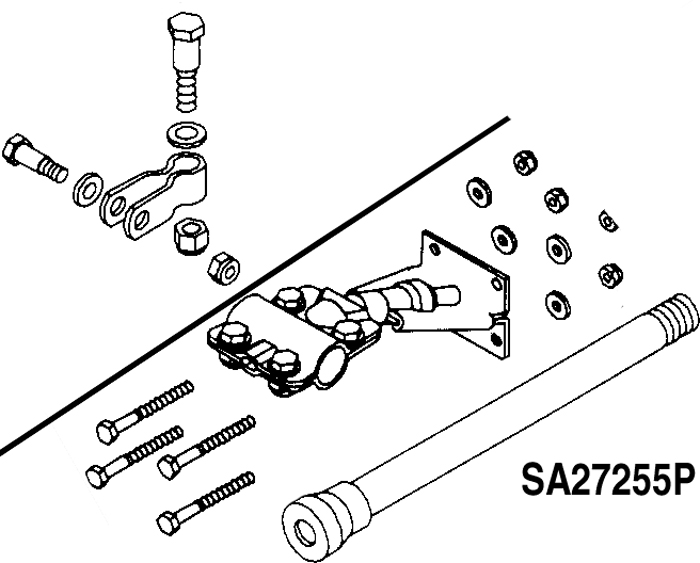 Support Tube, Aluminum SA27274P - SeaStar Solutions Teleflex Marine Mechanical Steering - MarineEngine.com