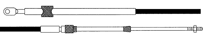 Mariner Control Cable, 11' CC21011 - SeaStar Solutions Teleflex Marine Control Cables - MarineEngine.com