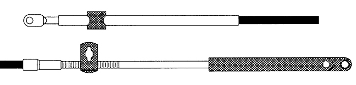 Merc. Control Cable, 15' CC17915 - SeaStar Solutions Teleflex Marine Control Cables - MarineEngine.com