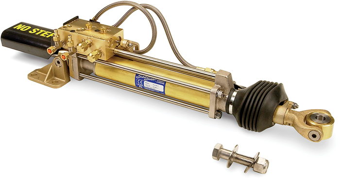 Power Steering Cylinder 9" Stroke, 2.5" Bore HC5805 - SeaStar Solutions Teleflex Marine Hydraulic Steering - MarineEngine.com