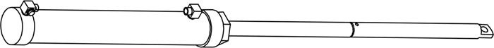 Hyd. Cylinder, O/B, Side Mount HC5370-3 - SeaStar Solutions Teleflex Marine Hydraulic Steering - MarineEngine.com
