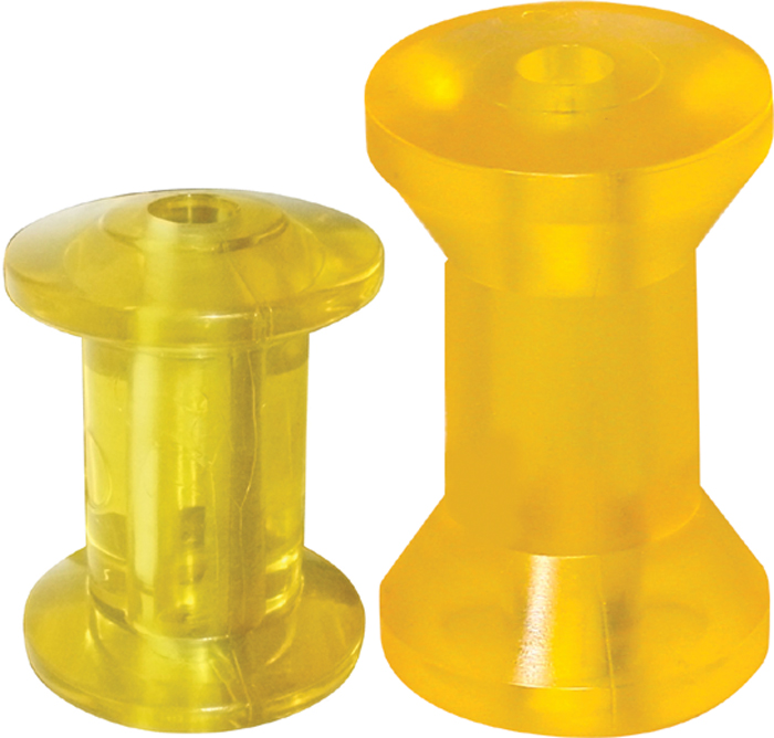 Spool Roller, 4", Poly Vinyl 50080933 - SeaSense Unified Marine Rollers Brackets Springs and Fenders - MarineEngine.com