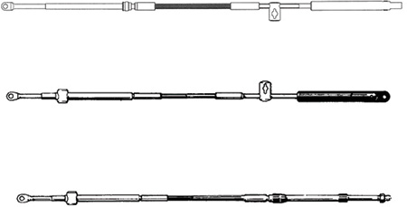 C36 CONTROL CABLE, 13' C36X13 - Uflex USA Control Cables - MarineEngine.com