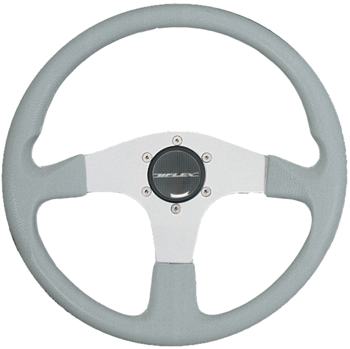 Soft Touch Wheel, Grey CORSE G/S - Uflex USA Steering Wheels - MarineEngine.com