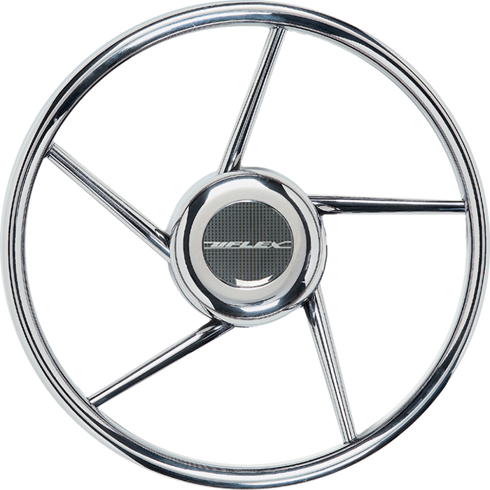 Stainless Steel Wheel V06 - Uflex USA Steering Wheels - MarineEngine.com