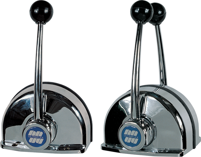 Top Mount Single Lever, Twin Engine Control B104 - Uflex USA Control Box - MarineEngine.com