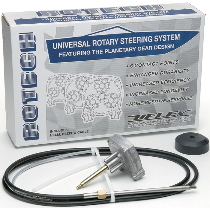 Rotary Steering Package, 11' ROTECH11 - Uflex USA Mechanical Steering - MarineEngine.com