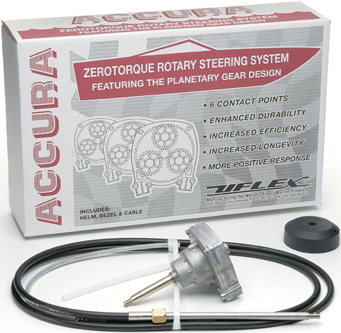 Rotary Steering Package, 13' ACCURA13 - Uflex USA Mechanical Steering - MarineEngine.com