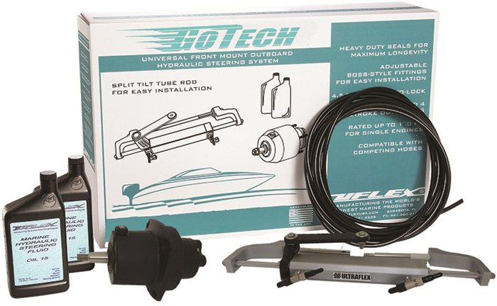Front Mount Hydraulic Steering System GOTECH 1.0 - Uflex USA Hydraulic Steering - MarineEngine.com