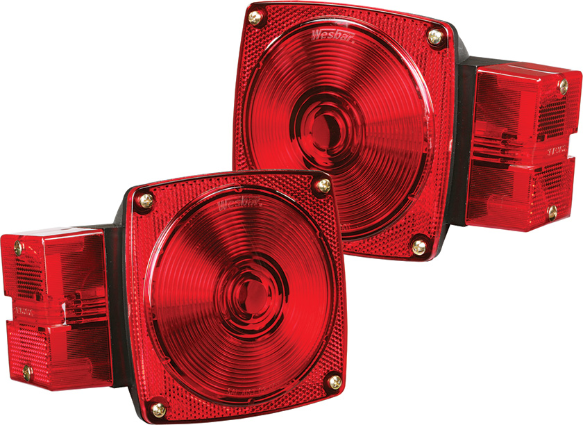 Lens, Red, Clearance/Side Marker, Bulk 2423297 - Wesbar Corporation Trailer Wiring and Lighting - MarineEngine.com
