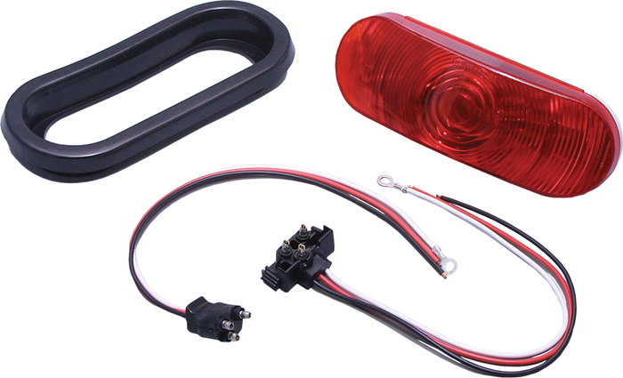 Waterproof Oval Tail Light Kit 403080 - Wesbar Corporation Trailer Wiring and Lighting - MarineEngine.com