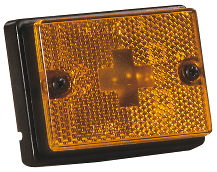 Side Marker Lens, Red 003337 - Wesbar Corporation Trailer Wiring and Lighting - MarineEngine.com