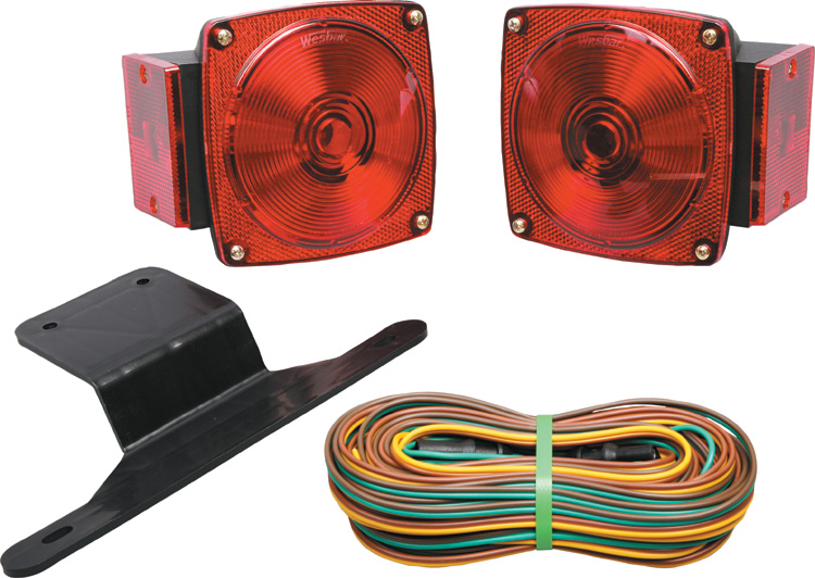 6-Function, Right/Curbside Tail Light 2823284 - Wesbar Corporation Trailer Wiring and Lighting - MarineEngine.com