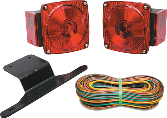 7-Function, Left/Roadside Tail Light 2523023 - Wesbar Corporation Trailer Wiring and Lighting - MarineEngine.com