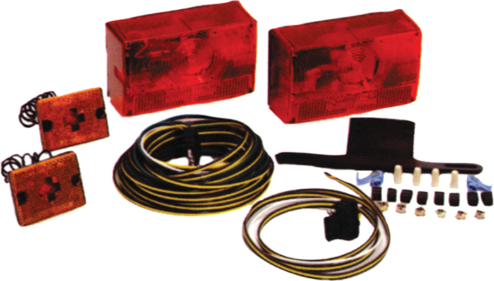 Tail Light, L.H., 8-Way 403025 - Wesbar Corporation Trailer Wiring and Lighting - MarineEngine.com