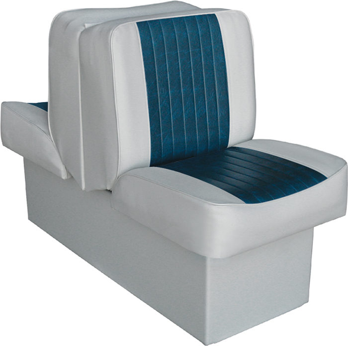 Deluxe Lounge, Grey/Red 8WD707P-1-661 - Wise Co Lounge Seats - MarineEngine.com