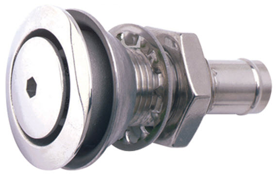 Flush Fuel Vent, Straight 66031-3 - Attwood Corporation Fuel Fittings Fills and Vents - MarineEngine.com