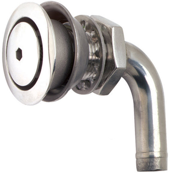 Flush Fuel Vent, 90° 66032-3 - Attwood Corporation Fuel Fittings Fills and Vents - MarineEngine.com