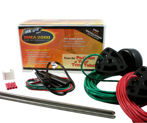 Trim Tab Indicator Kit NMEA1 - Bennett Marine Trim Tabs and Stablizers - MarineEngine.com