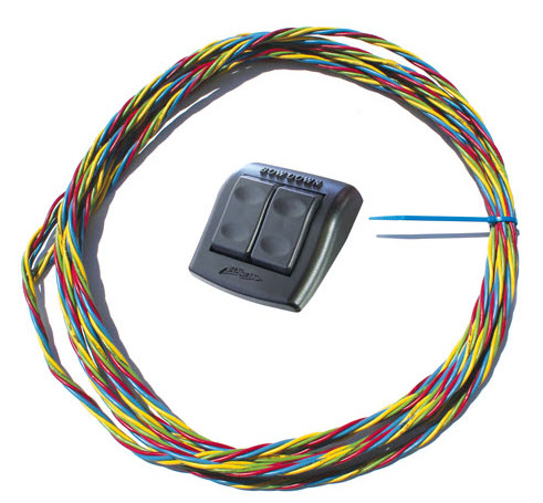 Euro-Style Rocker Switch for Bridge (20' wire harness) ES2000A - Bennett Marine Trim Tabs and Stablizers - MarineEngine.com