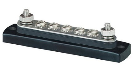 MiniBus, 5 x lb.8-32 Screw Terminal 2304 - Blue Sea System Battery Accessories - MarineEngine.com