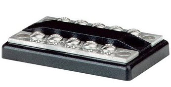 DualBus, 5+/5- x lb.8-32 Screw Terminal 2701 - Blue Sea System Battery Accessories - MarineEngine.com