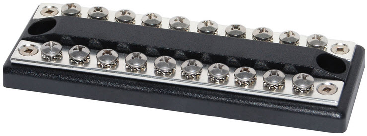 DualBus, 10+/10- x lb.8-32 Screw Terminal 2702 - Blue Sea System Battery Accessories - MarineEngine.com