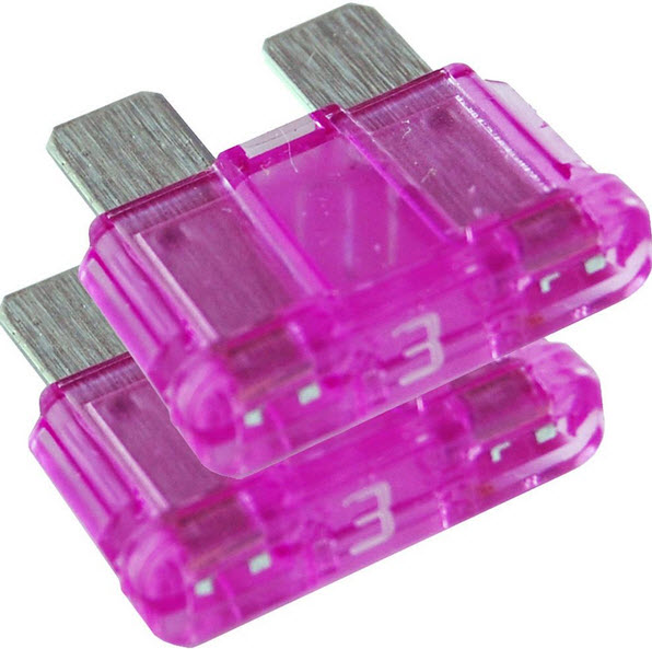 ATO® or ATC® Fuse, 3A, (2) 5237 - Blue Sea System Fuses and Fuse Holders - MarineEngine.com