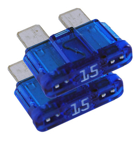 ATO® or ATC® Fuse, 15A, (2) 5242 - Blue Sea System Fuses and Fuse Holders - MarineEngine.com