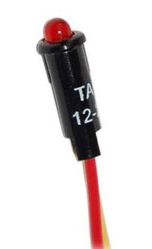 LED Indicator Light, 250V AC, Red 8166 - Blue Sea System Battery Accessories - MarineEngine.com
