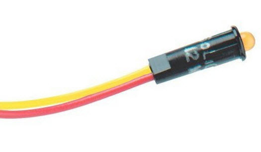 LED Indicator Light, 120V AC, Amber 8169 - Blue Sea System Battery Accessories - MarineEngine.com