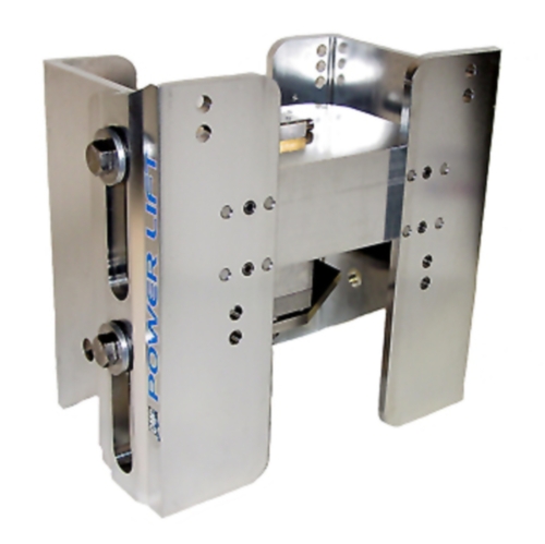 Jack Plate, Hyd., 10" Setback, w/gauge 61001 - Cook Manufacturing Corp Jack Plates and Transom Wedges - MarineEngine.com