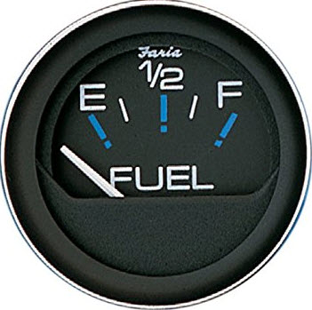 Fuel Level Gauge 13001 - Faria Marine Instruments Gauges and Compasses - MarineEngine.com