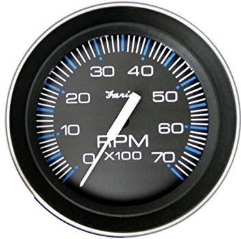 Tachometer, 7K RPM, 4" For O.B.'s 33005 - Faria Marine Instruments Gauges and Compasses - MarineEngine.com