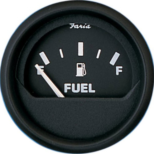 Fuel Level, E-1/2-F 12801 - Faria Marine Instruments Gauges and Compasses - MarineEngine.com