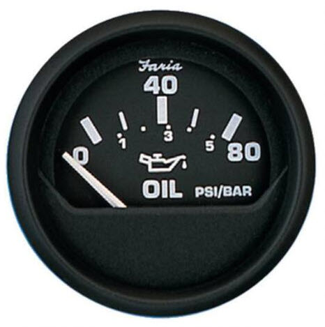 Oil Pressure, 80 PSI 12803 - Faria Marine Instruments Gauges and Compasses - MarineEngine.com